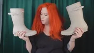 Turning you INTO my Grey Hunter Wellie Boots