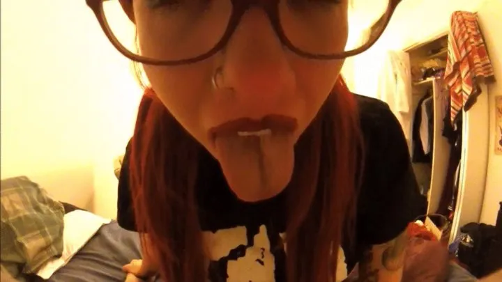 TONGUE and UVULA focused! Wide Angle on Gopro!