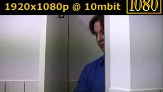 Doreen caught him while he peed standing up! (WMV - FULL HD - )