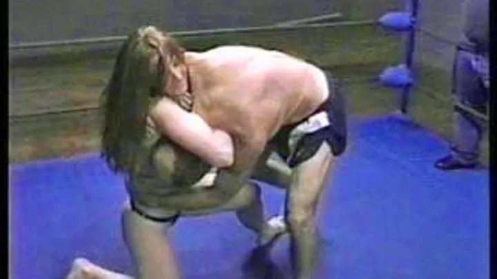 Mixed Wrestling Challange Tyler vs Kim Part 01