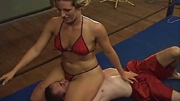 Hot French Mutiny vs Alex In The Ring Beating Part 04