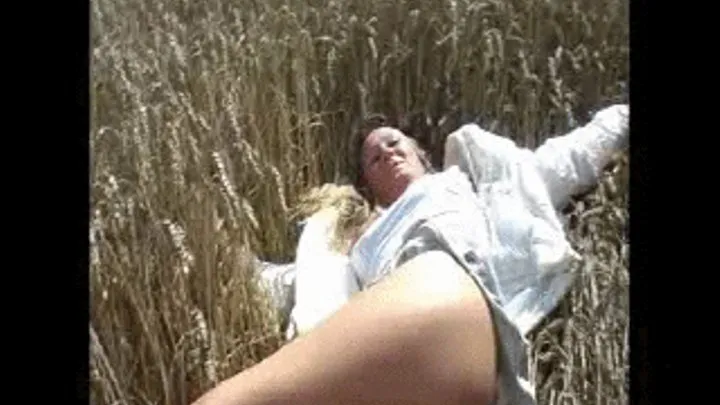 Outdoor POV blowjob cumshot facial from NatalieK in a field