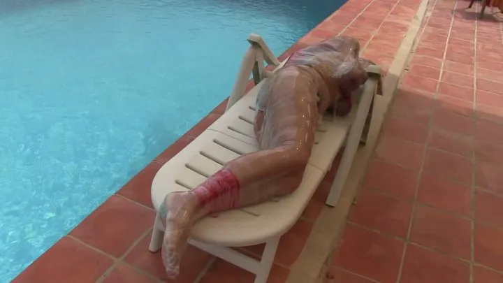 The Spain Files - Mummification by the Pool for Bettine - Full Clip