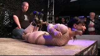 Ultra Tight Signature Hogtie in Public for Yvette Costeau - Part 2