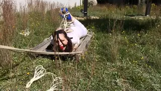 The Spain Files - Katarina Blade - Cruel Hogtie Transport for a sexy Prisoner - Full Clip