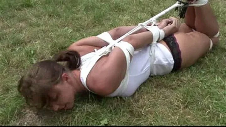 Lillian Caine - Supertight Hogtie Under The German Sun