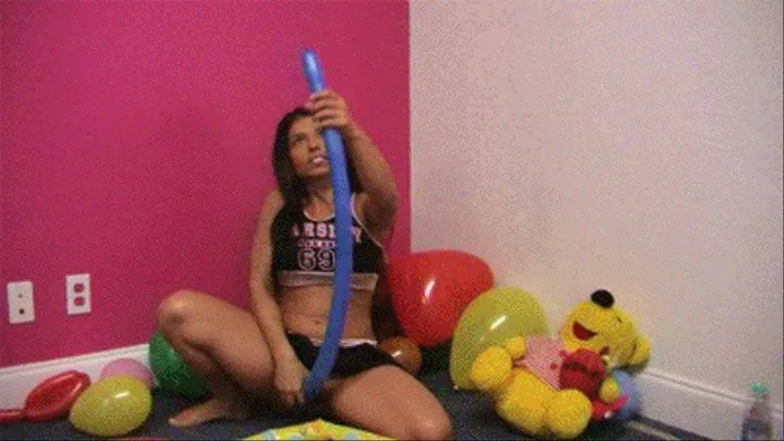 Balloon Nympho Busted CUMSHOT