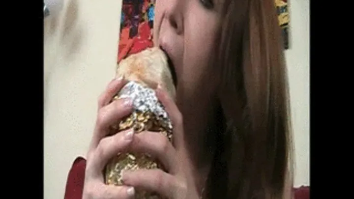 BEST OF: BIG BURRITO BINGES! 5 DIFFERENT GIRLS STUFFING THEIR BELLIES WITH GINORMOUS BURRITOS THAT WEIGH SEVERAL POUNDS EACH, AND GETTING HUUUUGE HEAVY FULL BULGING BELLIES! ** ***