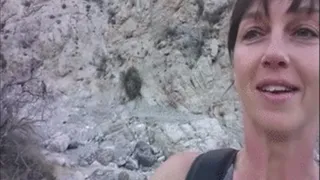 CLAIRE RIPS HUGE BELCHES ON A HIKING TRAIL WITH OTHER HIKERS PASSING BY! ** ***