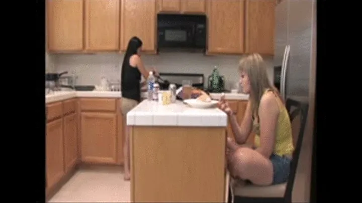 EATING CONTEST COMPILATION - ERIS vs ANGELA, and VANESSA vs HER STEP-MOM - package deal on 2 videos!! * ***