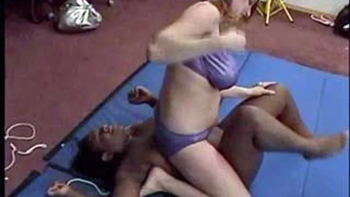 Black Bitch Renee vs Big Tits Ginger Whip Your White Ass Part 02