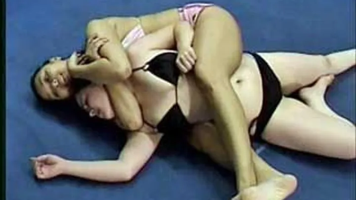 Sexy Lisa vs She Devil Kim Beaten Bitched & Smothered Part 01