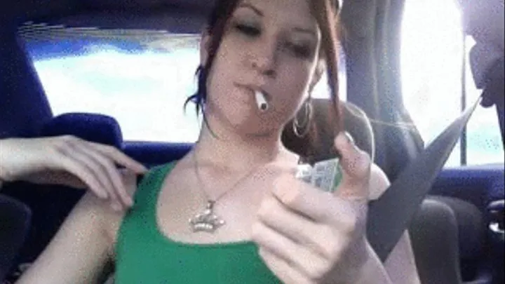 Smokin in Car