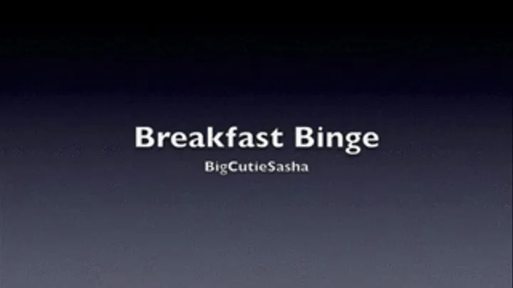 Sasha's Breakfast Sandwich Binge