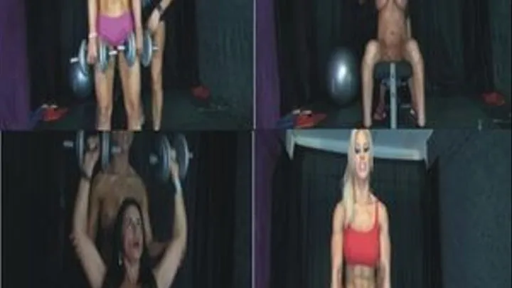 NIkki & Megan Workout, Strip, & Workout