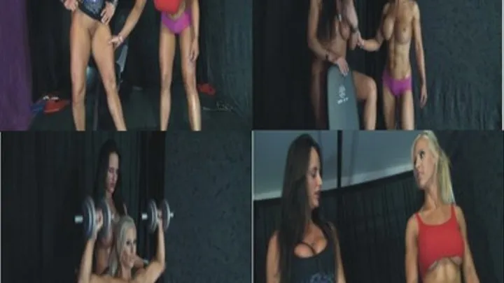 Nikki & Megan Workout, Strip, & Workout