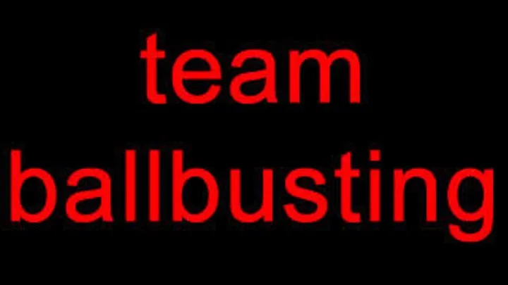 team BALLBUSTING