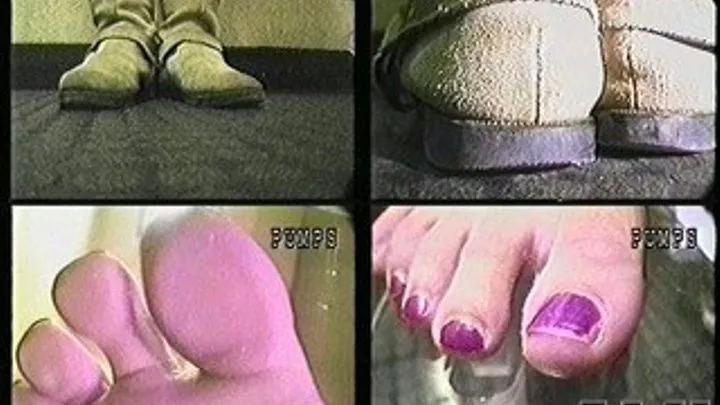 Lady in boots unveils her not so polished toe nails - MV-072 - Full version (Faster Download - )