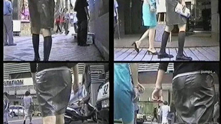 Lady in leather skirt exposes herself in the streets - VV-018 - Full version (Faster Download - )