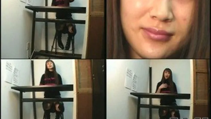 Lady simply displays her boots as she speaks - VV-015 - Part 2 (Faster Download - )