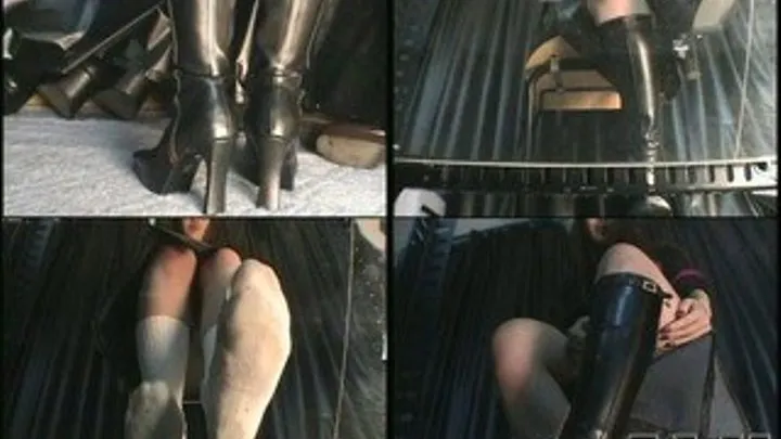 Her boots with towering heels made her feet really tired - FS-020 - Full version (Faster Download - )