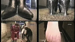 Lady removes her high heeled boots for her feet to rest - SV-009 - Full version ( - AVI Format)