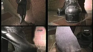 Lady has her high platform and heels on, causing her feet to be in pain - SV-003 - Full version ( - AVI Format)