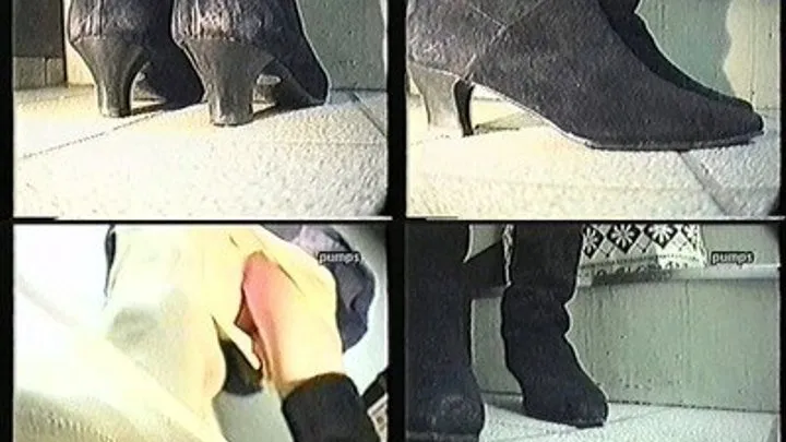 Lady is upskirt after removing her boots - MV-075 - Full version ( - AVI Format)