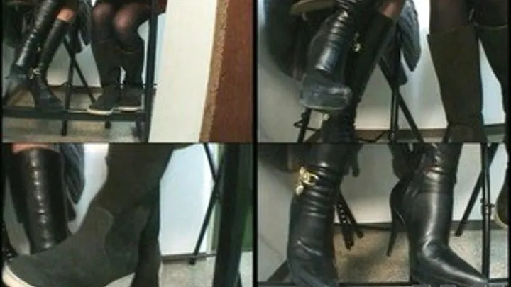 Ladies Display Boots Over a Chit Chat - VV-013 - Part 3 (Faster Download - )