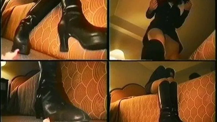 Mistress in boots crushes toy by stepping on it - VV-016 - Full version ( - AVI Format)