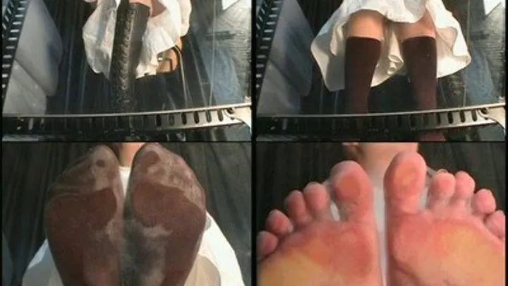 Mistress removes her boots and reveals her sweaty feet - VV-011 - Part 1 ( - AVI Format)