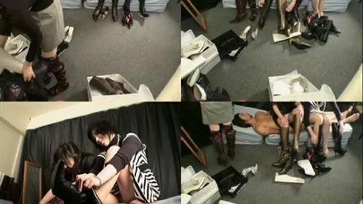 Mistresses try new boots while seated on their human couch - FS-023 - Full version ( - AVI Format)