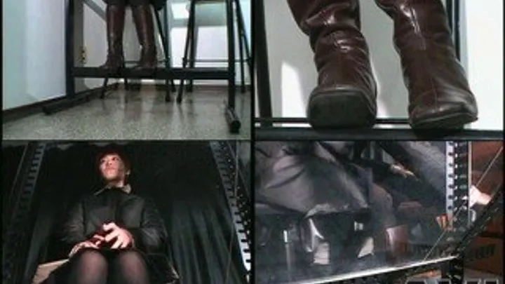 Lady sits properly while in her pantyhose and boots - VV-018 - Full version (Faster Download - )