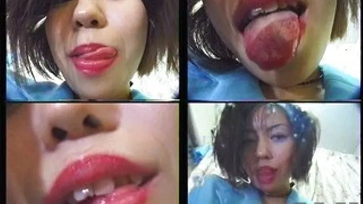 Lady licks her luscious red lips for a little tease - HJ-005 - Part 3 (Faster Download - )