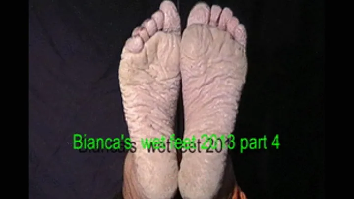 Bianca's wet feet 2013 part 4