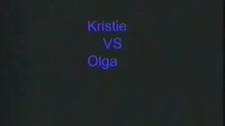 Kristie vs Olga - Competitive Wrestling