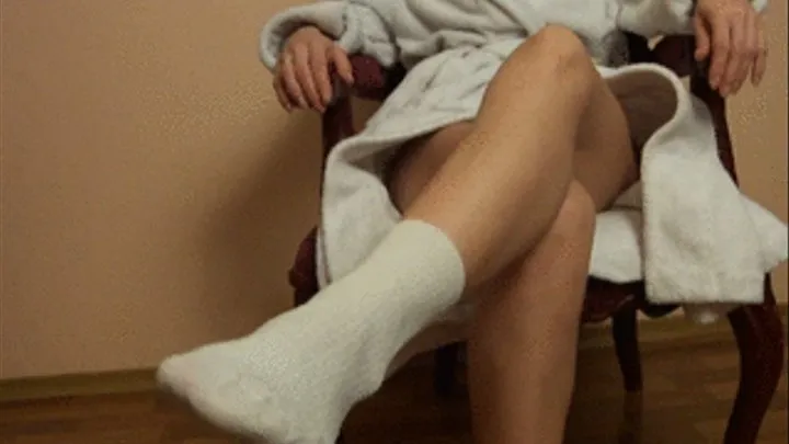 White socks femdom POV clip;- aa