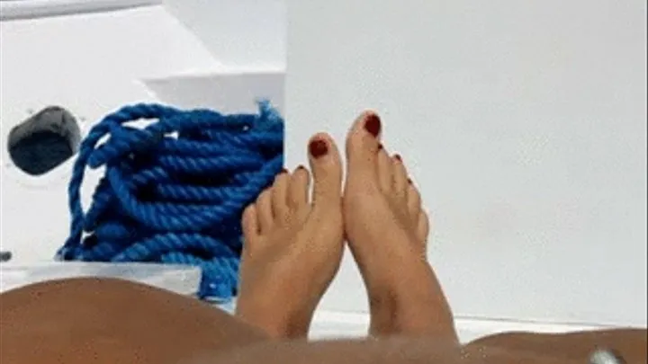 My Feet at the boattrip 1