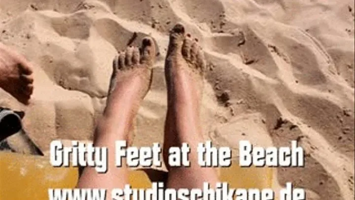 Gritty Feet at the Beach