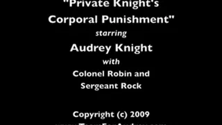 Part 6: Private Knight's Corporal Punishment