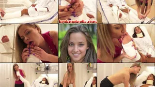 Amirah LLC/SLWC/SAC Combo w/Neck Brace - Orthopedic Patient Gets Extreme Toe Sucking (in )