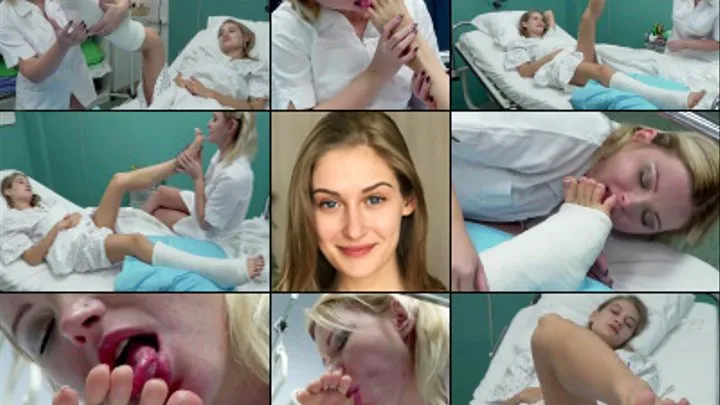 Tiffany SLC Dancer's Hospital Convalescence Sensuous Toe Suck