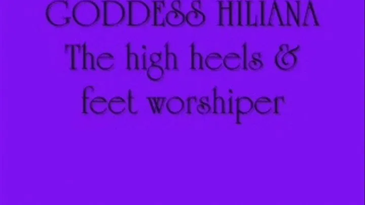 The high heels & feet worshiper