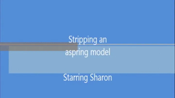 Stripping an aspiring model - part two