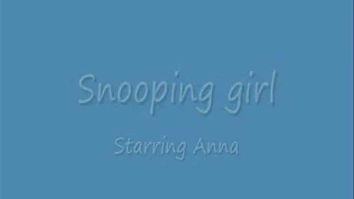 Snooping girl