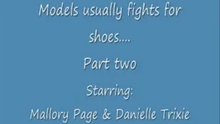 Models fights for shoes.. part two