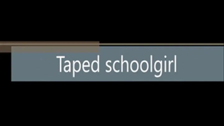 Taped and tickled schoolgirl