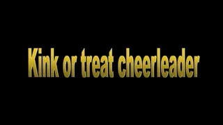 Kink or treat cheerleader