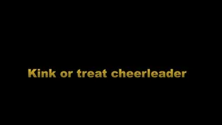 Kink or treat cheerleader