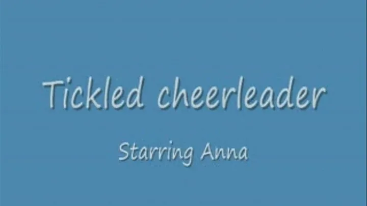 Tickled cheerleader